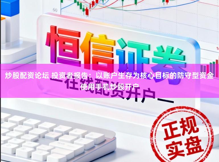 炒股配资论坛 投资者报告：以账户生存为核心目标的防守型资金使用手机炒股开户