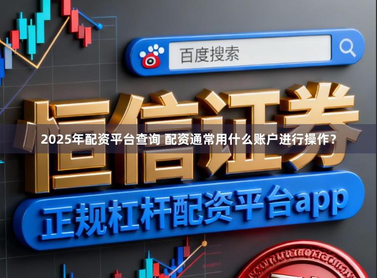 2025年配资平台查询 配资通常用什么账户进行操作?